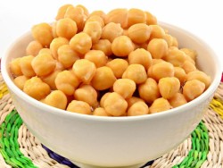 نخود پخته شده